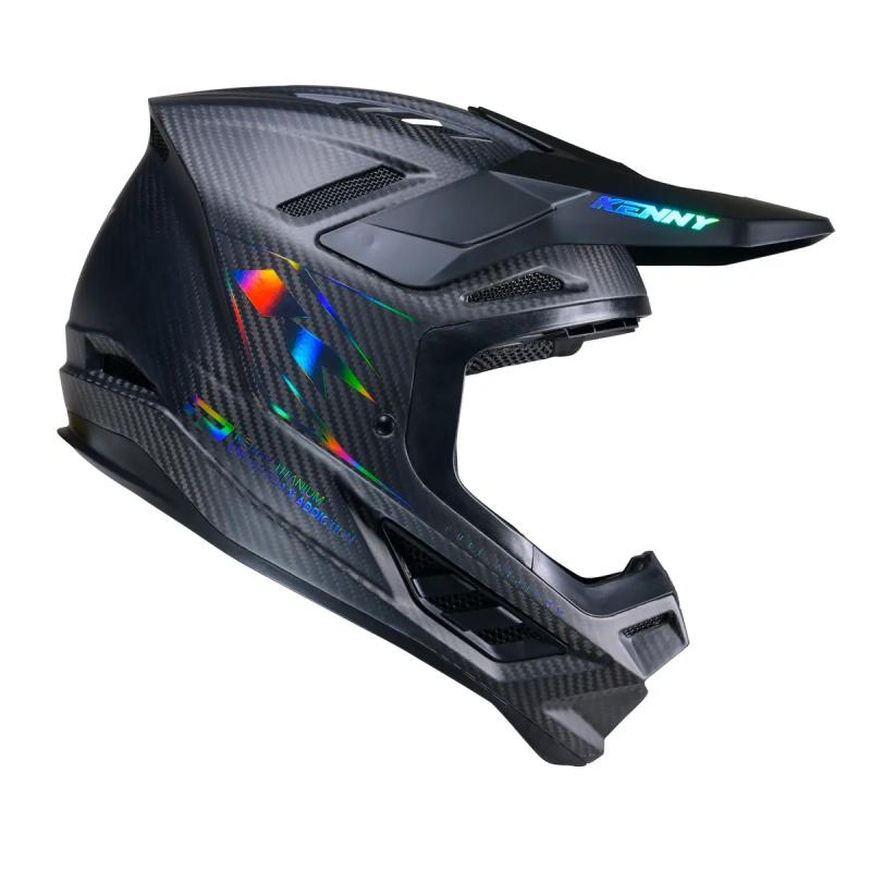 KENNY TITANIUM helmet matný karbón (hologram)