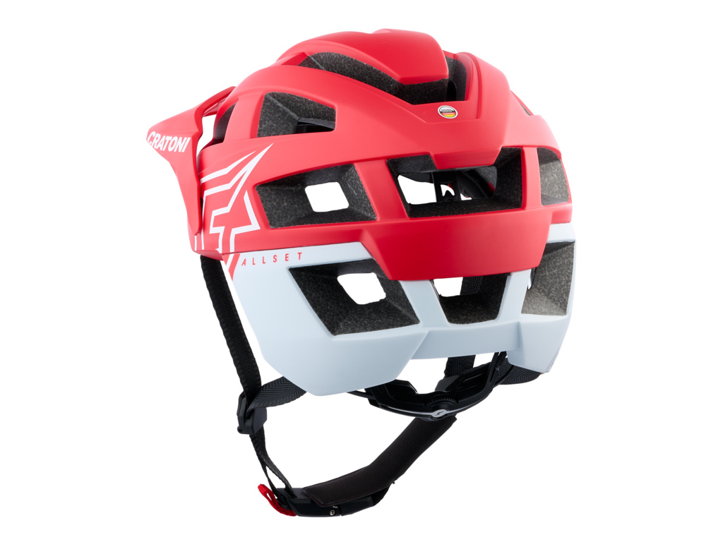 Prilba CRATONI AllSet Pro Red/White Matt 2025