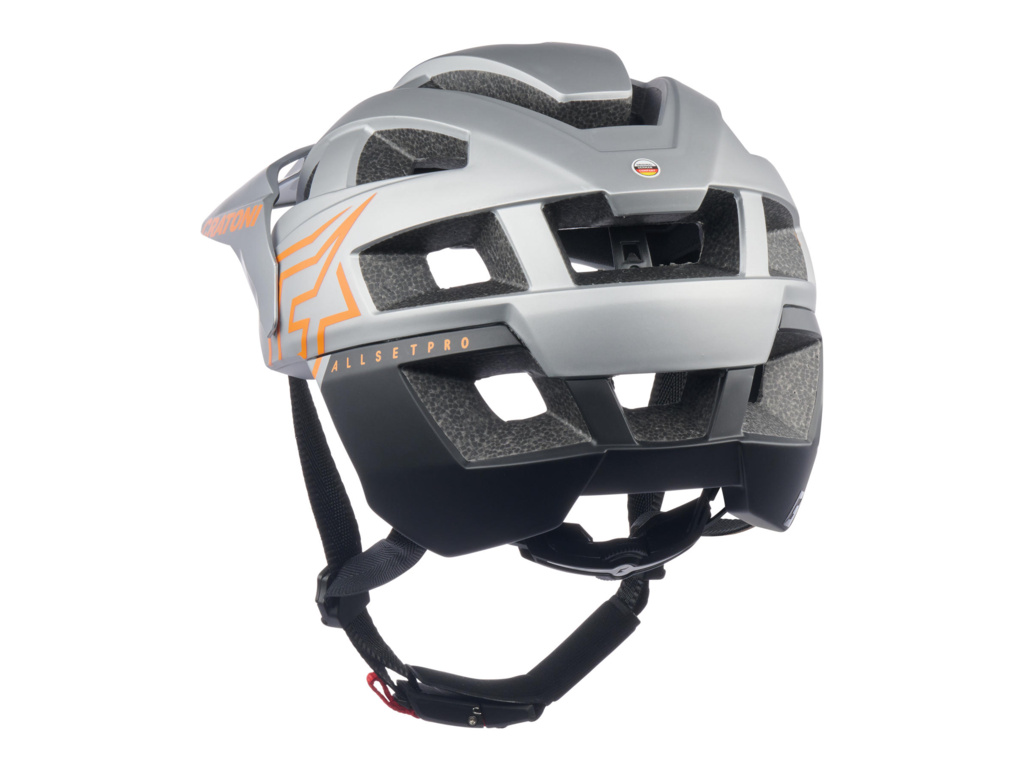 Prilba CRATONI AllSet Pro Silver/Orange Matt 2025 - XS/S (52-57cm)