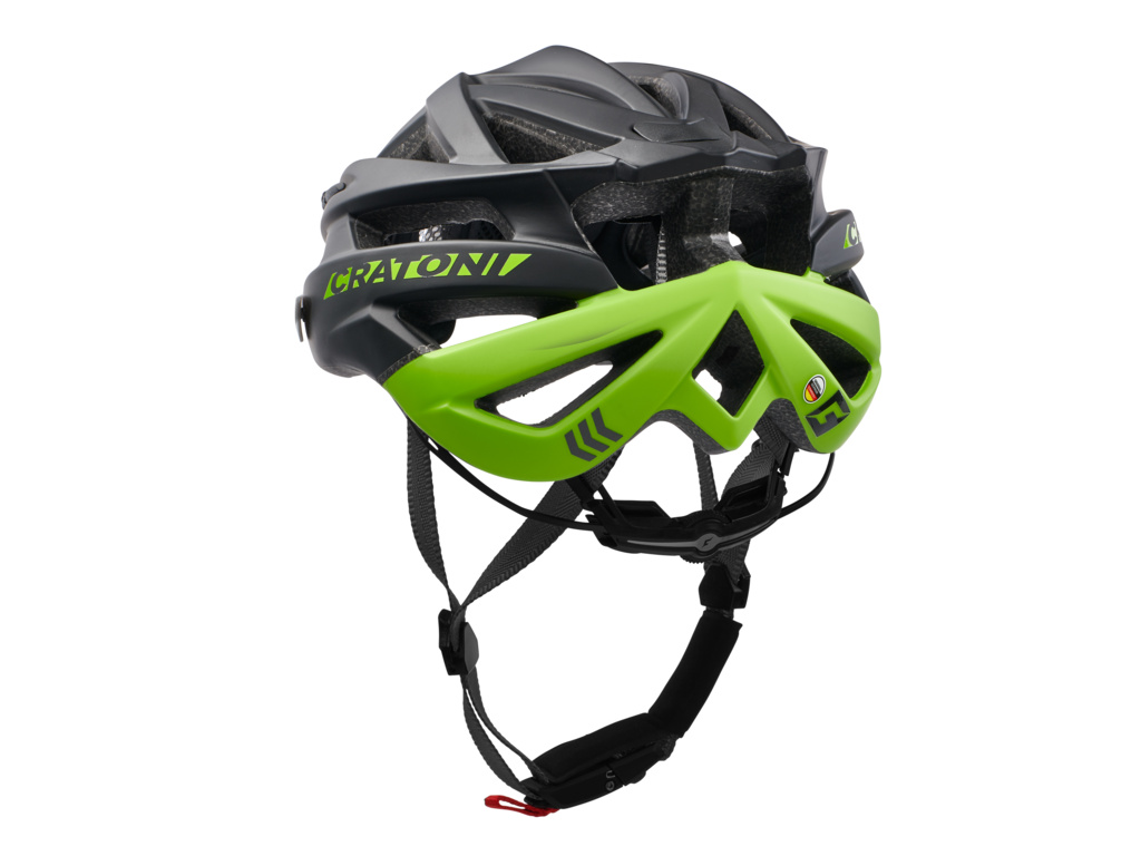 Prilba CRATONI Agravic Black/Lime Matt 2025