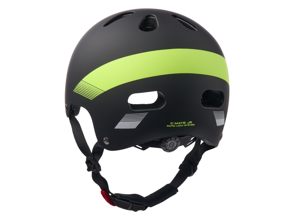Detská Prilba CRATONI C-Mate JR. Black/Lime Matt 2025 - S/M (54-58cm)