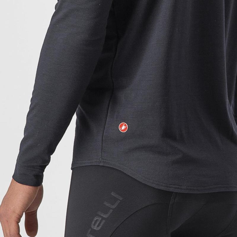 Castelli 22506 UNLIMITED MERINO svetlá čierna - M