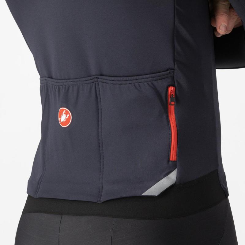 Castelli 23511 FLY LS svetlá čierna