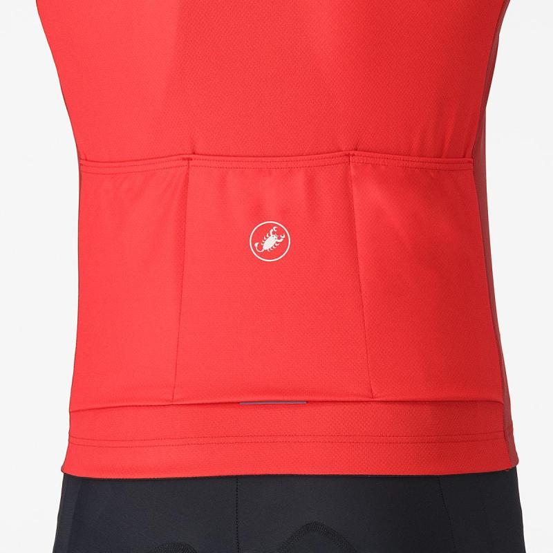 Castelli 25014 ENTRATA červená - M