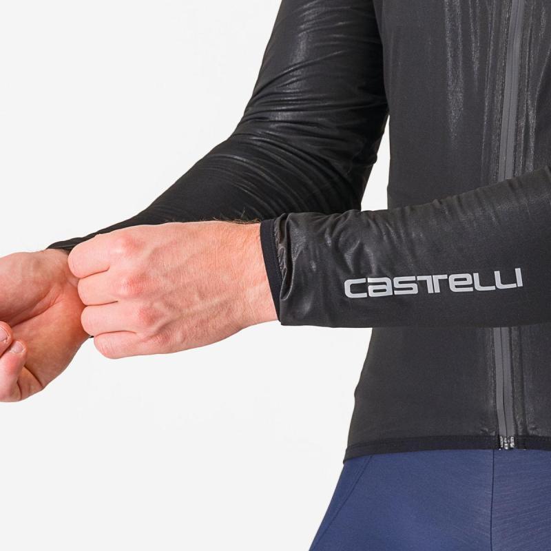 Castelli 24507 SQUALL SHELL svetlá čierna - 3XL