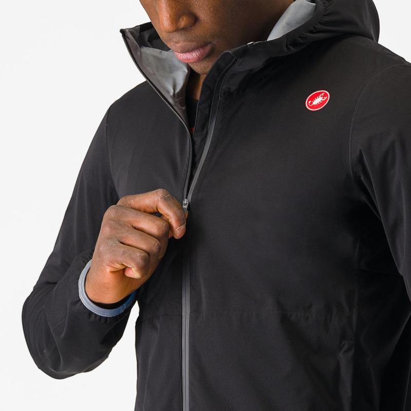 Castelli 24565 UNLIMITED RAIN svetlá čierna
