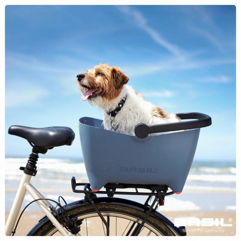 Basil BUDDY MIK DOG BASKET modrá