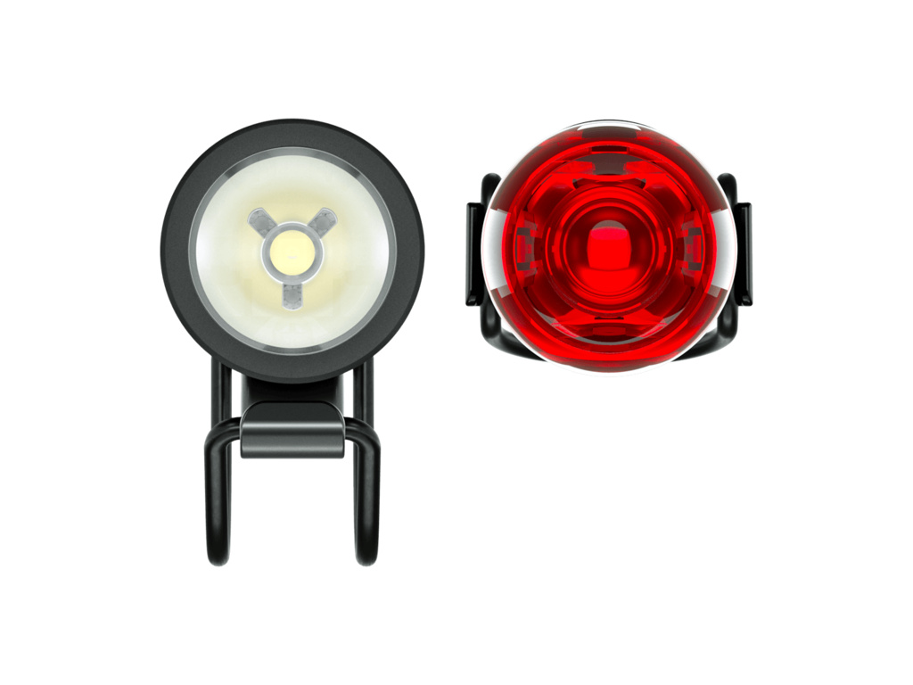 Sada svetiel KNOG Plug Twinpack Black