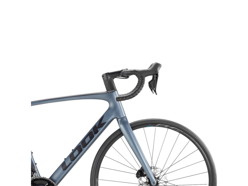 LOOK 765 Optimum 2 Disc Grey Blue Satin 105 Di2 Shimano Wh-RS171 2025 - L