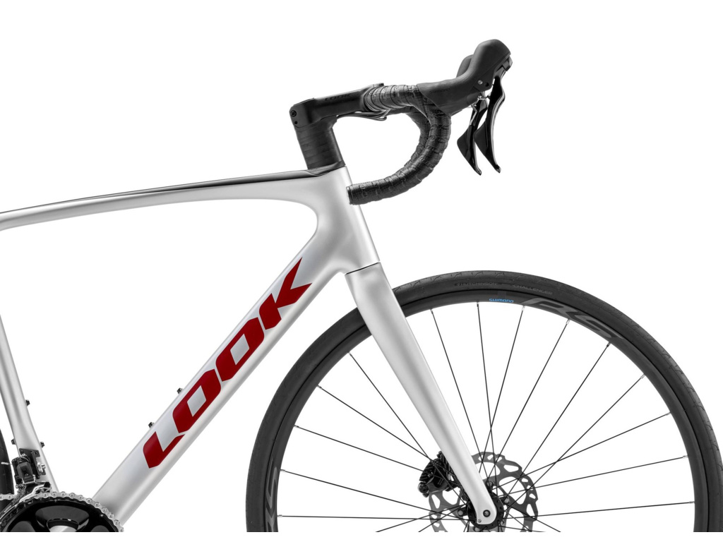 LOOK 765 Optimum 2 Disc Metallic Silver True Blood Satin 105 Mix 12 Shimano Wh-RS171 2025