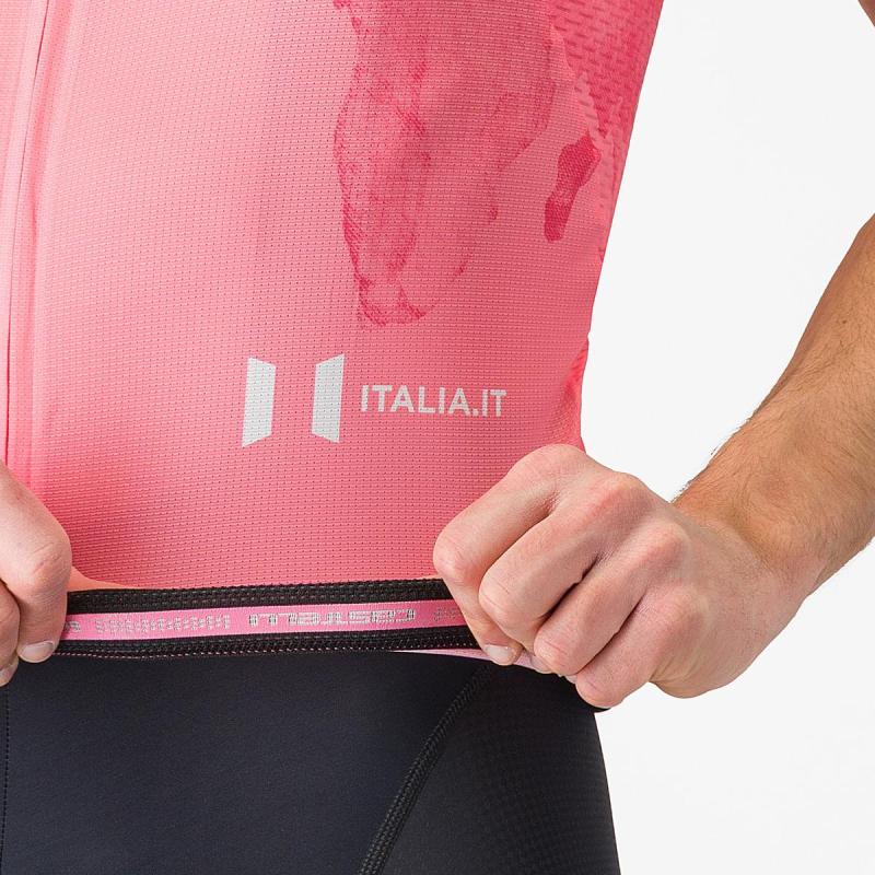 Castelli 10802 #GIRO108 COMPETIZIONE 3 Giro ružový - XL
