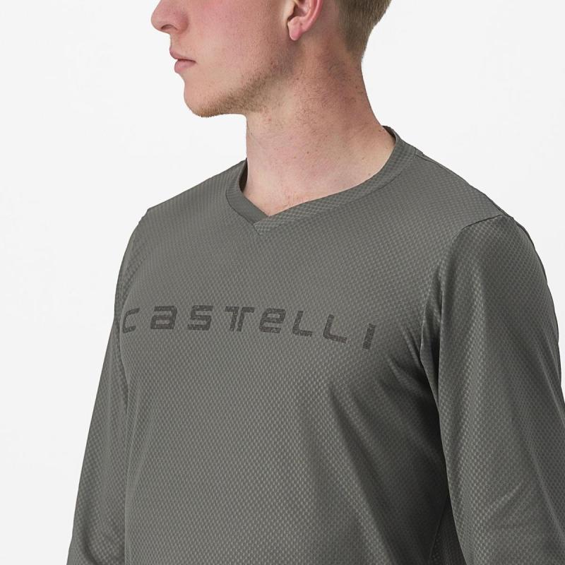 Castelli 23019 TRAIL TECH TEE 2 lesná šedá - M