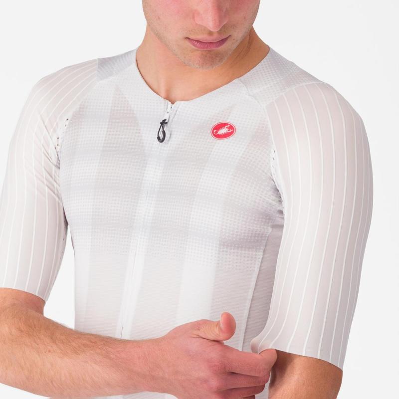 Castelli 25010 AERO RACE 8S biely