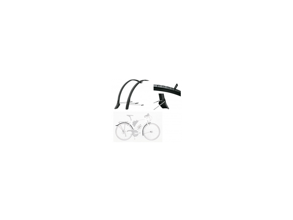 Sada blatníkov SKS Velo 42 Urban 28" – vrátane vzpier