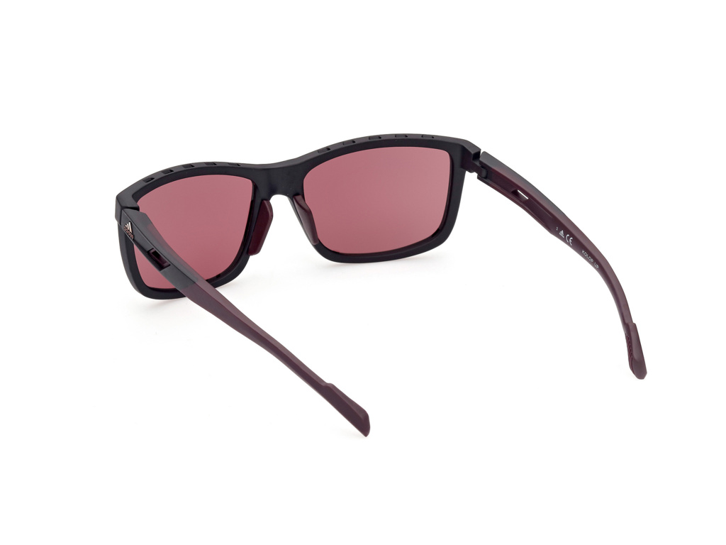 Slnečné okuliare ADIDAS Sport SP0047 - Matte Black / Bordeaux