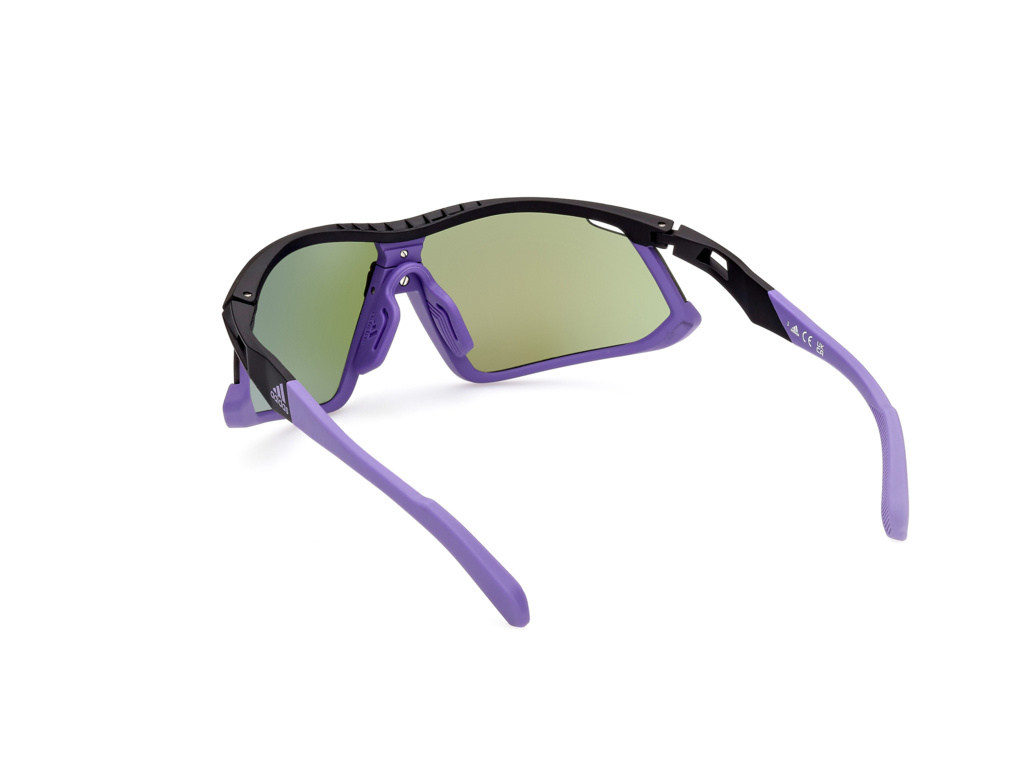 Slnečné okuliare ADIDAS Sport SP0055 - Black / Gradient Or Mirror Violet