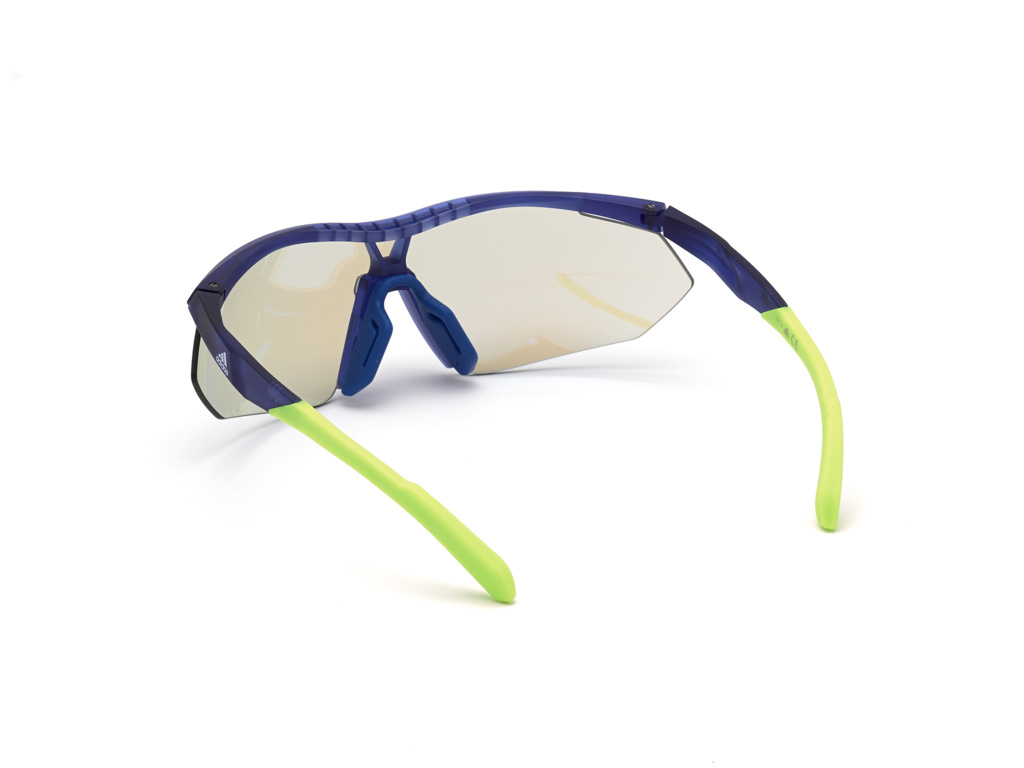 Slnečné okuliare ADIDAS Sport SP0016 Matte Blue/Blue Mirror Photochromic