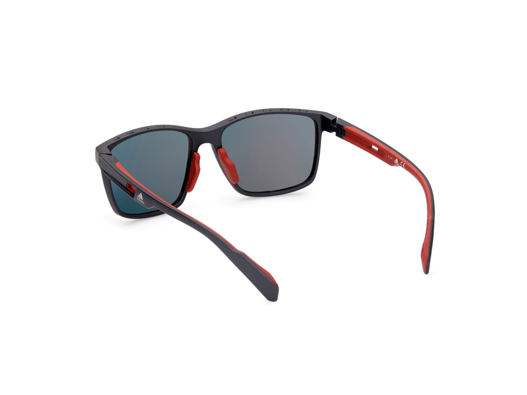 Slnečné okuliare ADIDAS Sport SP0035 Matte Black/Roviex Mirror