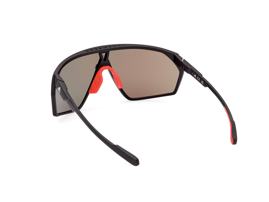 Slnečné okuliare ADIDAS Sport SP0073 - Matte Black/Roviex Mirror