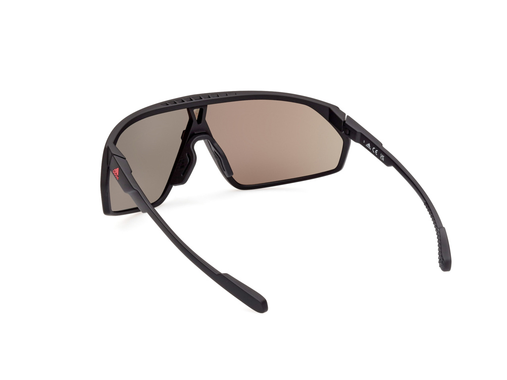 Slnečné okuliare ADIDAS Sport SP0074 - Matte Black/Roviex Mirror