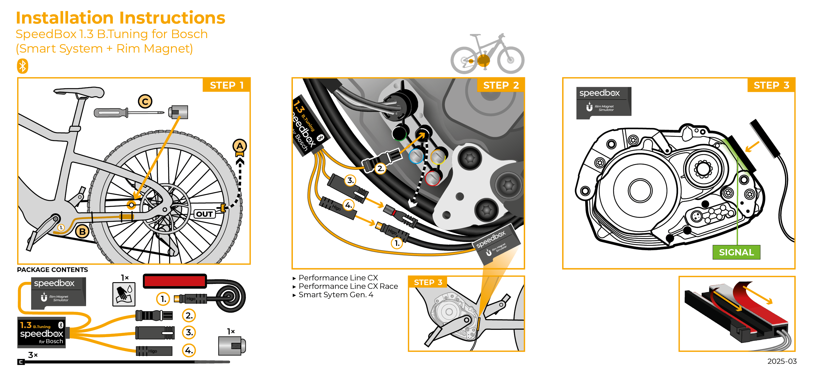 SpeedBox 1.3 B.Tuning pre Bosch (Smart System Gen.4 + Rim Magnet)