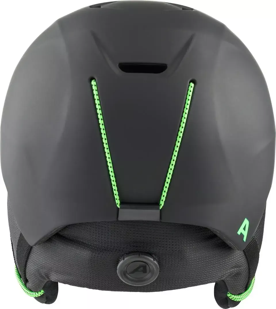 ALPINA Detská lyžiarska prilba BRIX JR black-neon matt - M (51-55 cm)