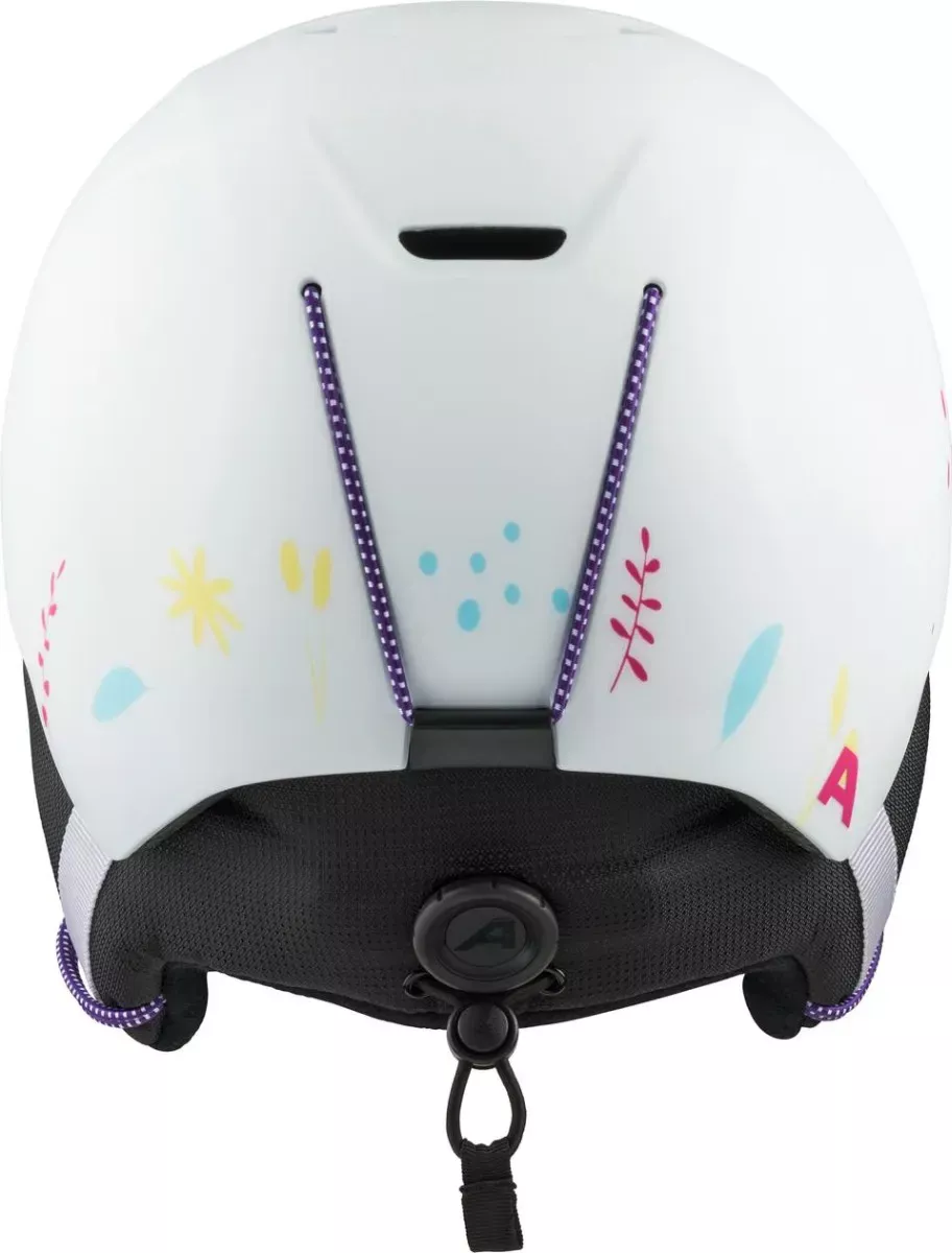 ALPINA Detská lyžiarska prilba BRIX JR white-graphic matt - S (48-52 cm)
