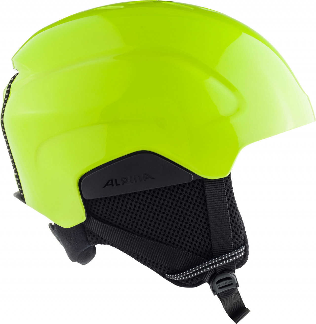 ALPINA Detská lyžiarska prilba PIZI neon-žltá - M (51-55 cm)