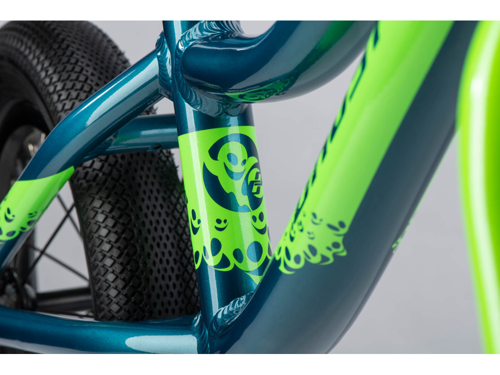 GHOST Powerkiddy 12 Dirty Blue/Metallic Lime Green Gloss