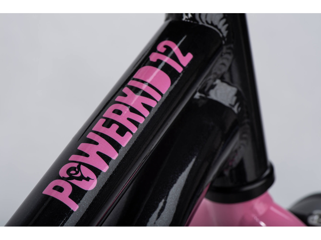 GHOST Powerkid 12 Metallic Black/Pearl Pink Gloss 2025