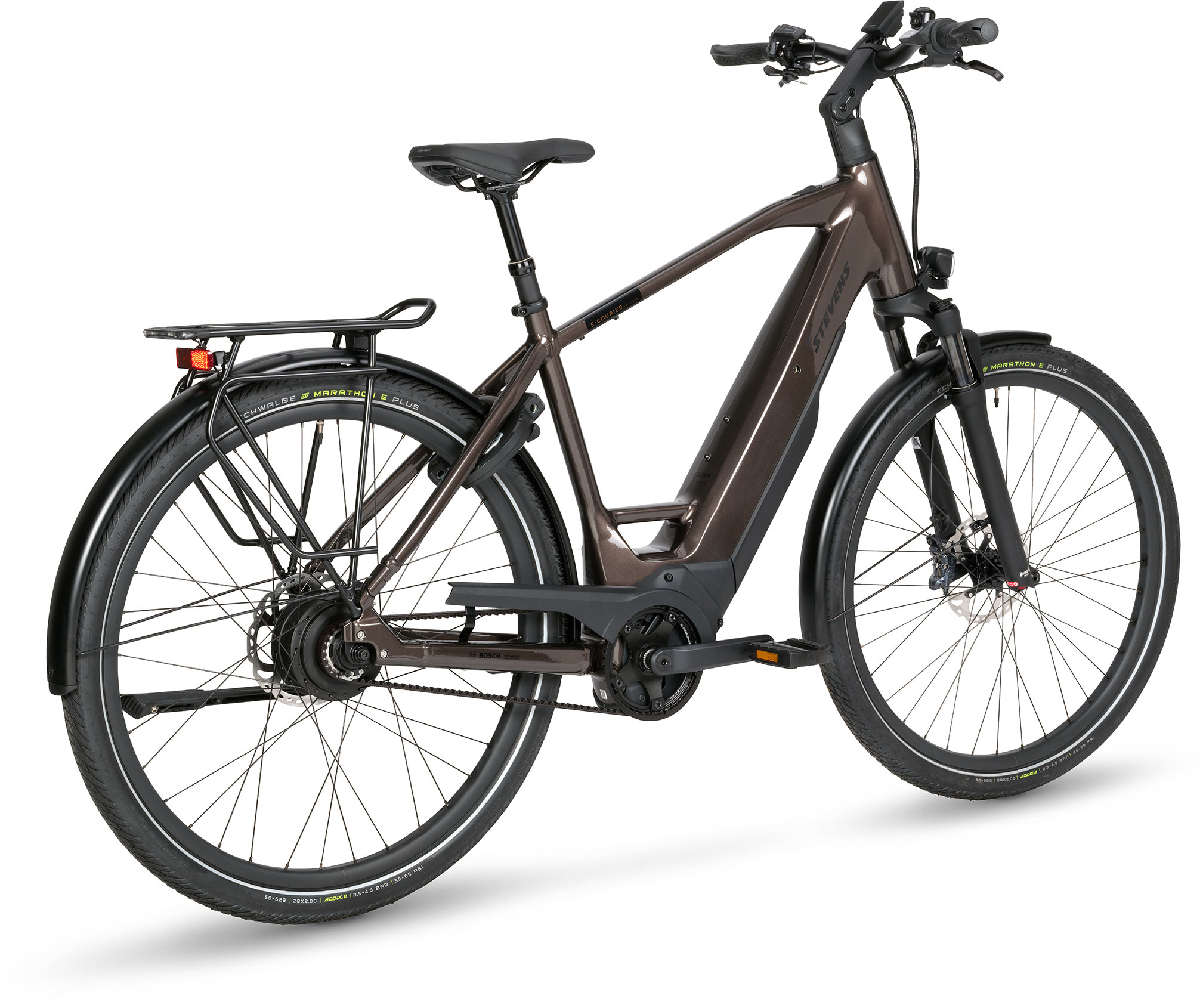 STEVENS E-Courier 7.8.1 Plus HT Steel Clay 2026 - 61cm (190-210 cm) XL
