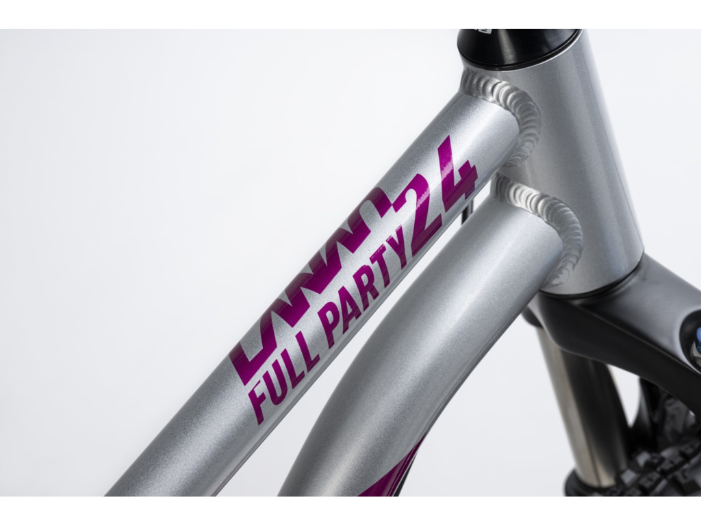 GHOST Lanao 24 Full Party Silver/Magenta Gloss 2025