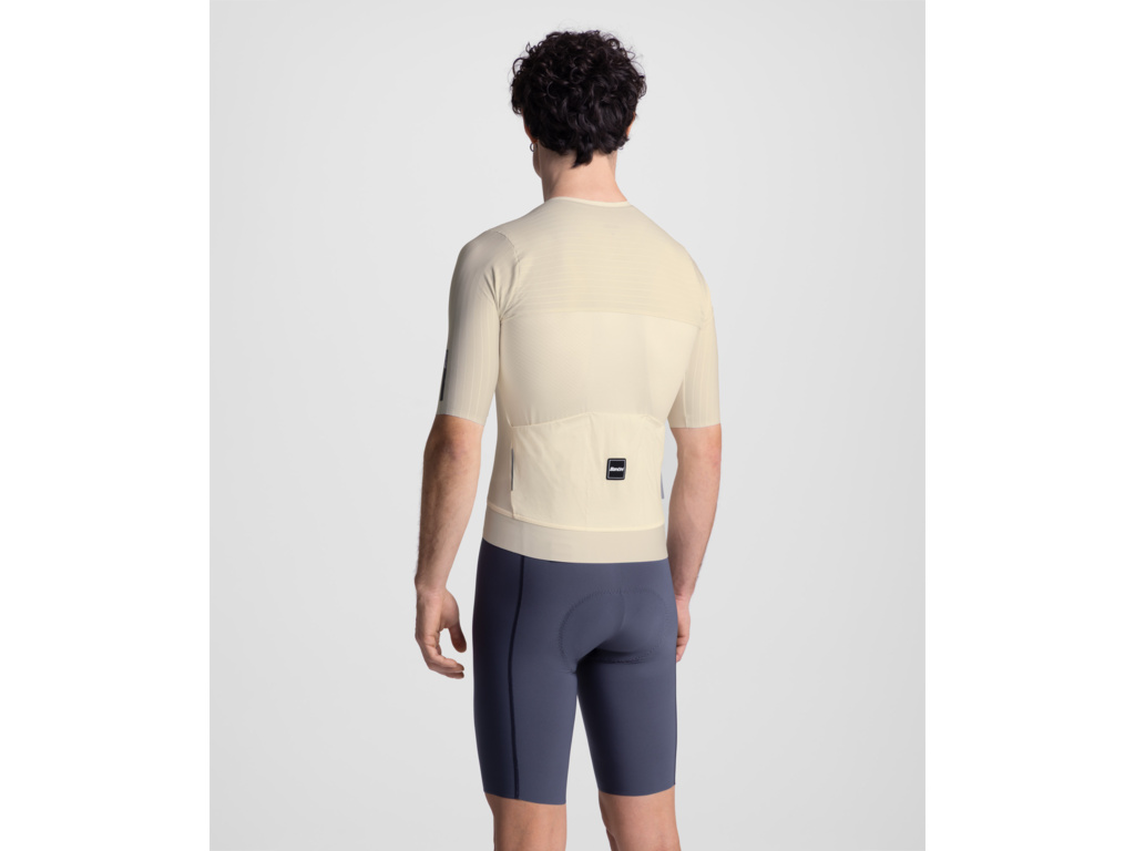 Unisex dres SANTINI Aero Race Panna Cota