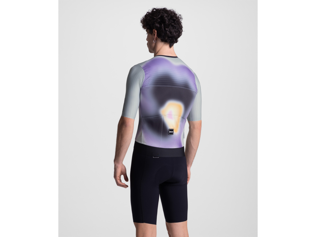 Unisex dres SANTINI Aero Race Grey - L