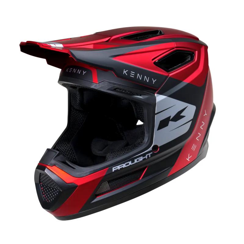 KENNY PROLIGHT helmet Graphic Team - tmavá červená