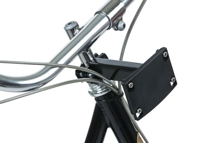 Basil FIXED MOUNTED STEM HOLDER čierna