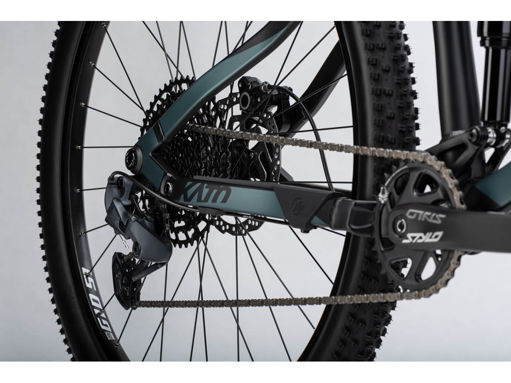 GHOST Kato FS Essential 27.5 Black/Green Matt 2025