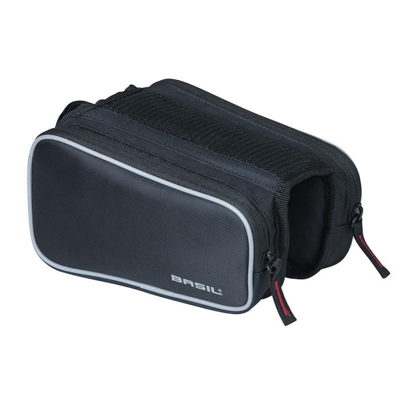 Basil SPORT DESIGN TOP TUBE FRAME BAG DOUBLE M čierna