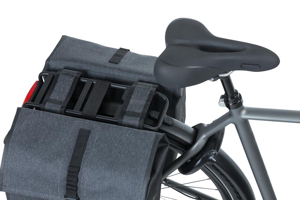 Basil URBAN DRY DOUBLE BAG šedá