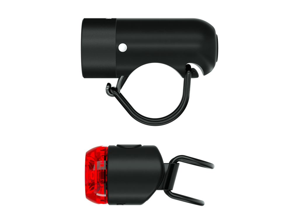 Sada svetiel KNOG Plug Twinpack Black