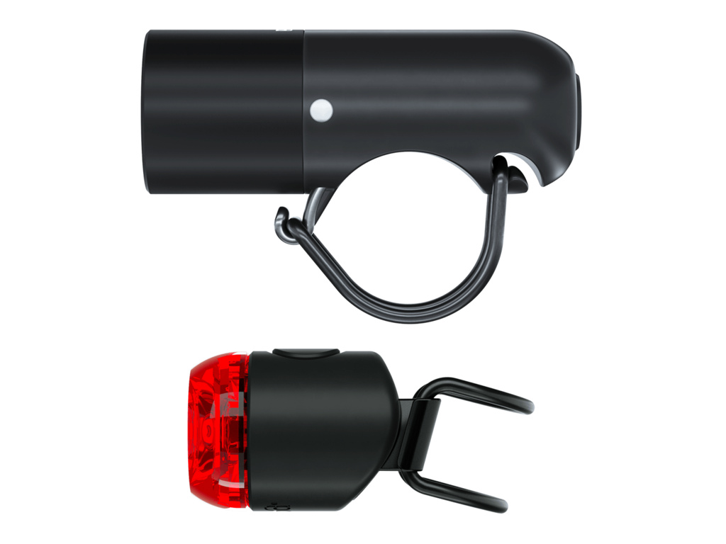 Sada svetiel KNOG Plugger Twinpack Black