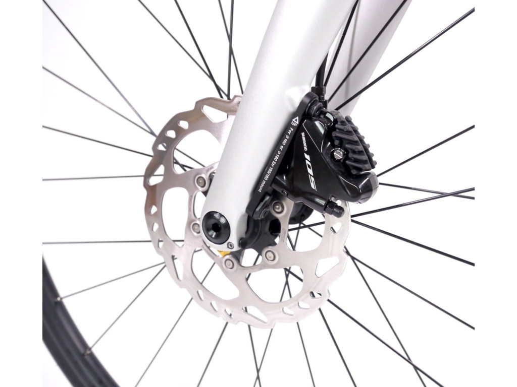 LOOK 765 Optimum 2 Disc Metallic Silver True Blood Satin 105 Mix 12 Shimano Wh-RS171 2025