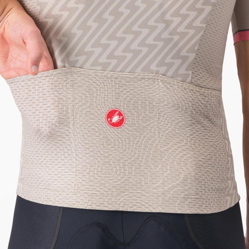 Castelli 10812 #GIRO COLLE DELLE FINESTRE béžový