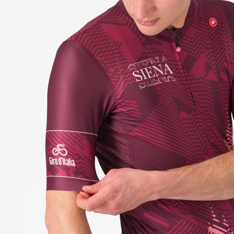 Castelli 10813 #GIRO SIENA bordový - XXL