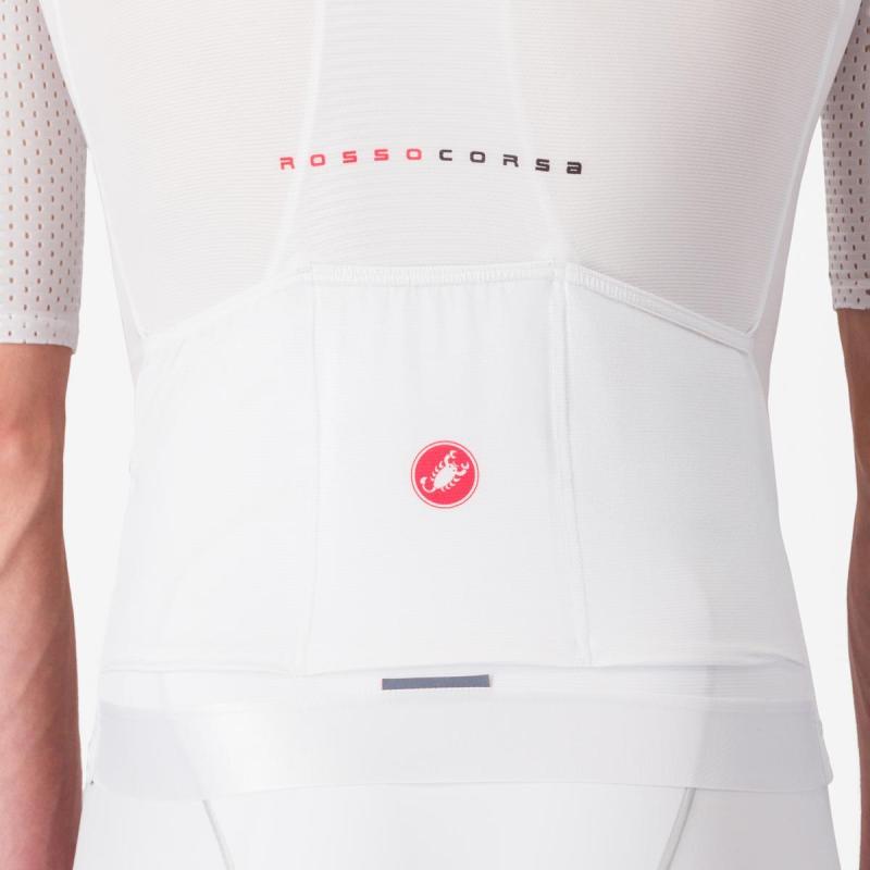 Castelli 25010 AERO RACE 8S biely