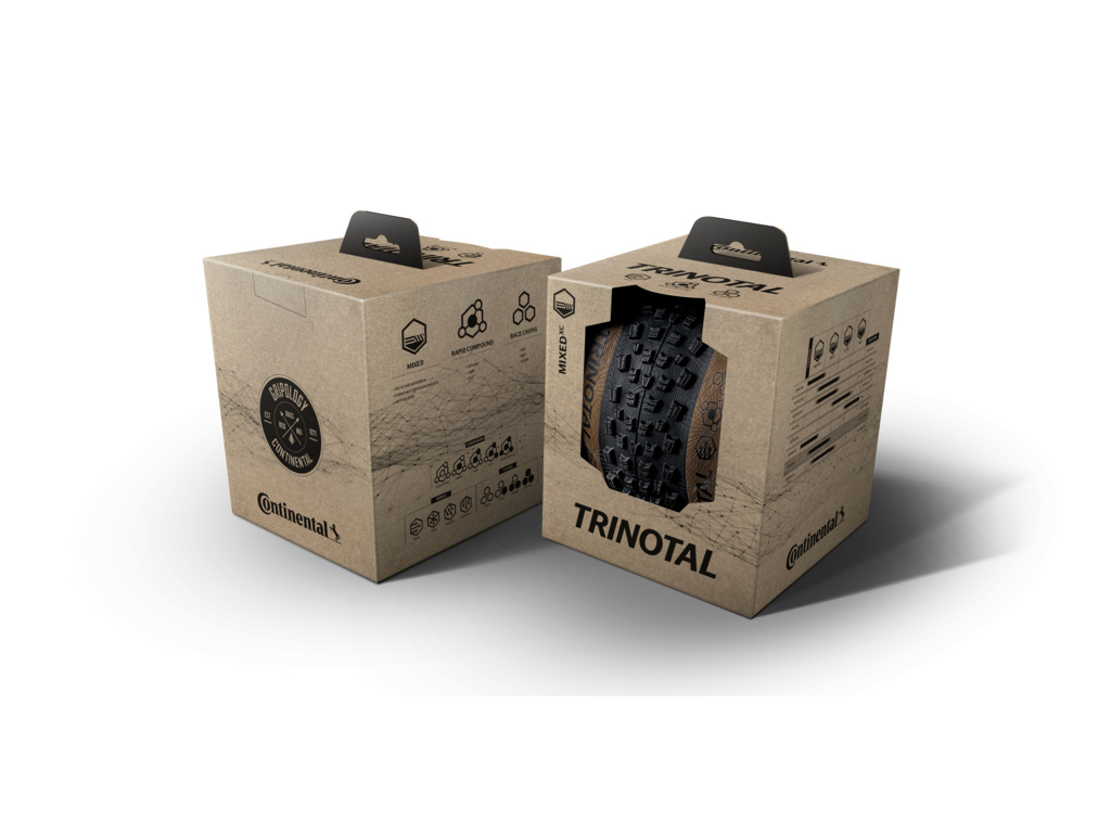 Plášť CONTINENTAL Trinotal Trail Rapid kevlar transparent - 29x2.4