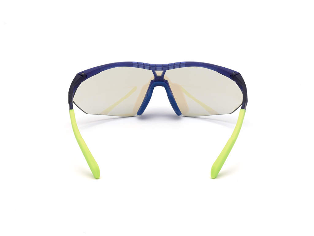 Slnečné okuliare ADIDAS Sport SP0016 Matte Blue/Blue Mirror Photochromic