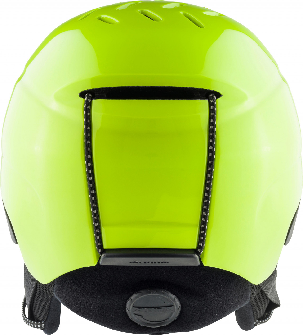 ALPINA Detská lyžiarska prilba PIZI neon-žltá - M (51-55 cm)