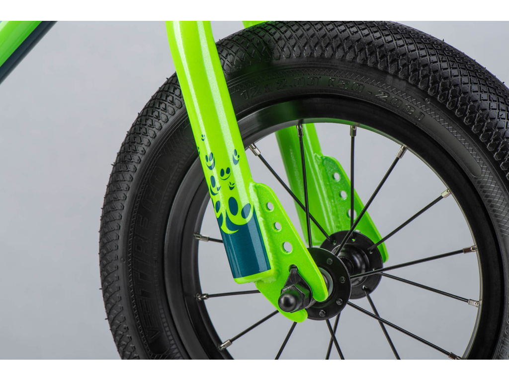GHOST Powerkiddy 12 Dirty Blue/Metallic Lime Green Gloss