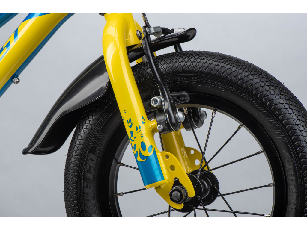 GHOST Powerkid 12 Metallic Blue/Metallic Yellow Gloss 2025
